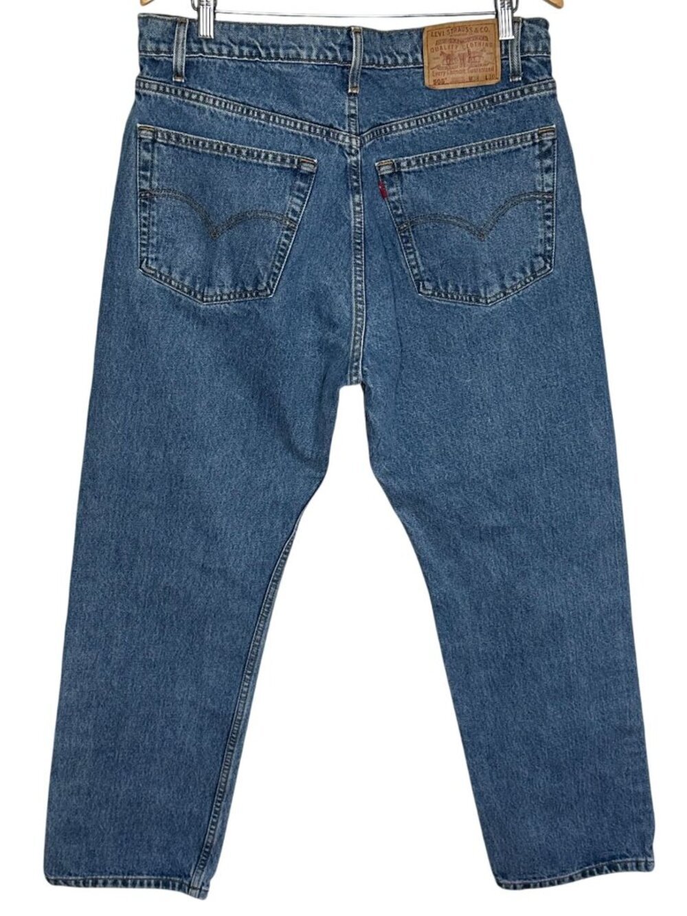 Levi's 505 Men's Size 38x30 Regular Fit Straight Leg Medium Wash 100% Cotton